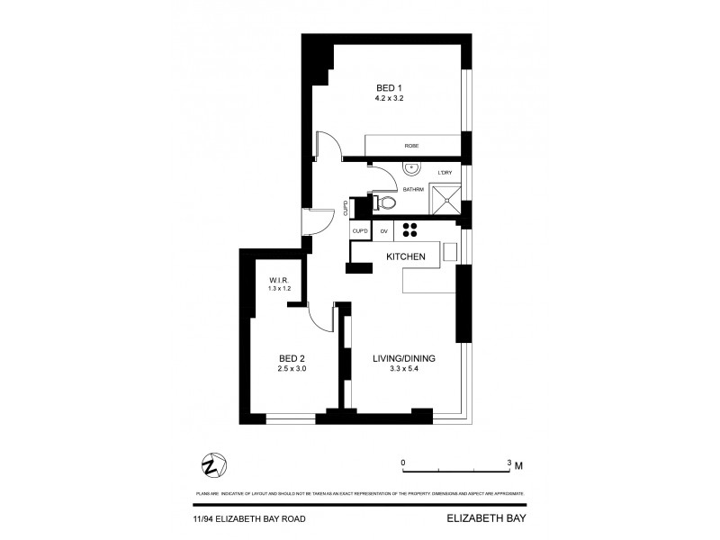 11/94 Elizabeth Bay Road, Elizabeth Bay NSW 2011 Floorplan