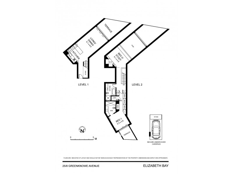25/8 Greenknowe Avenue, Elizabeth Bay NSW 2011 Floorplan