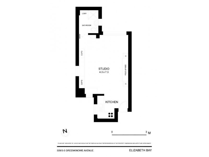 509/3-5 Greenknowe Avenue, Elizabeth Bay NSW 2011 Floorplan