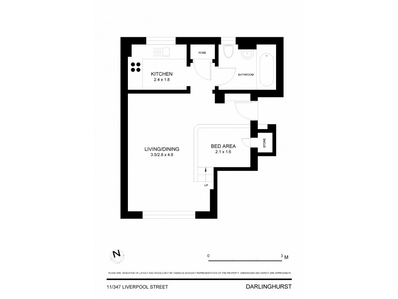 11/347 Liverpool Street, Darlinghurst NSW 2010 Floorplan