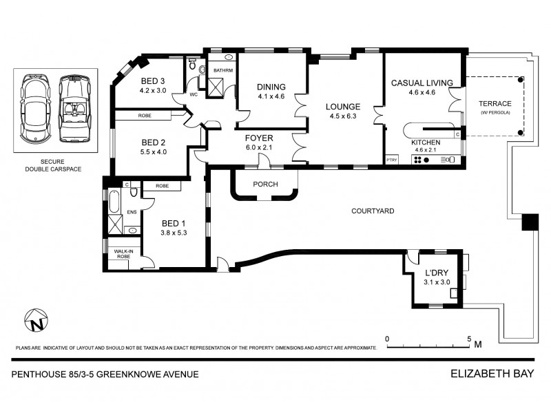 85/3 Greenknowe Avenue, Elizabeth Bay NSW 2011 Floorplan