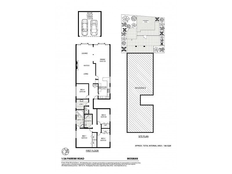 1/26 Parriwi Road, Mosman NSW 2088 Floorplan
