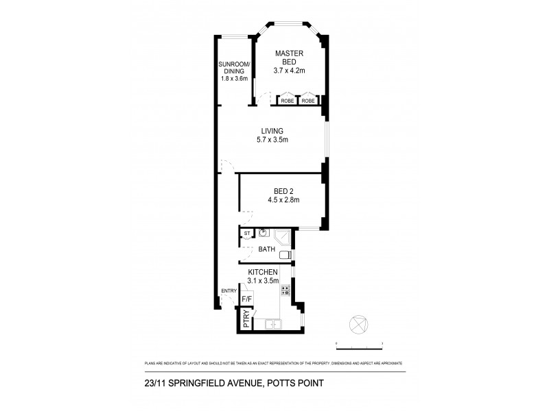 23/11 Springfield Avenue, Potts Point NSW 2011 Floorplan