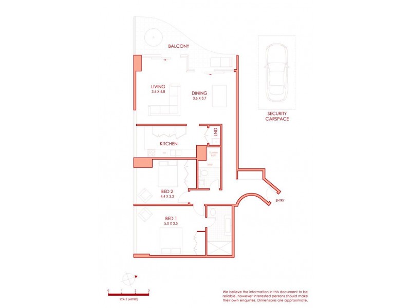 2401/184 Forbes Street, Darlinghurst NSW 2010 Floorplan