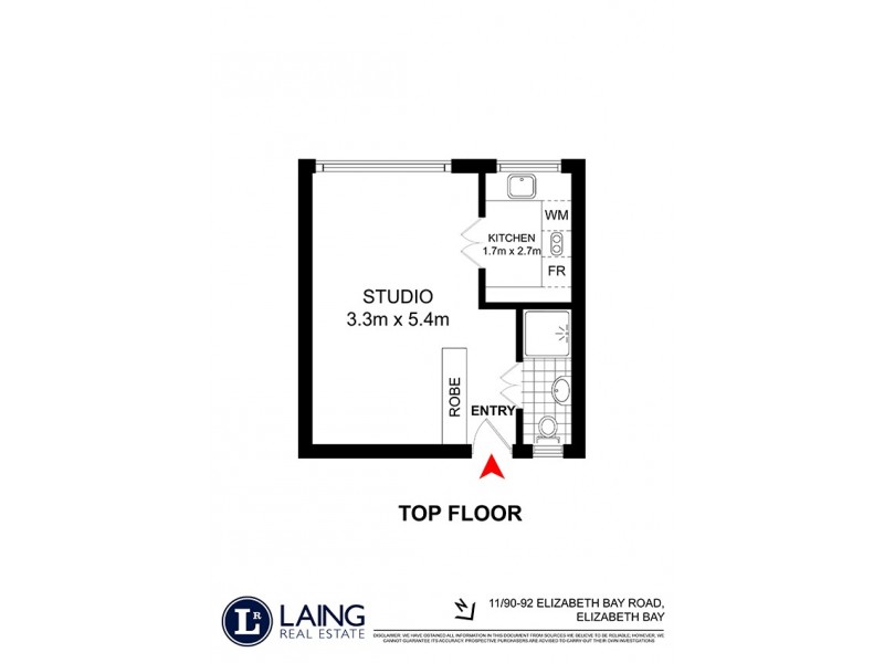 11/90 Elizabeth Bay Road, Elizabeth Bay NSW 2011 Floorplan