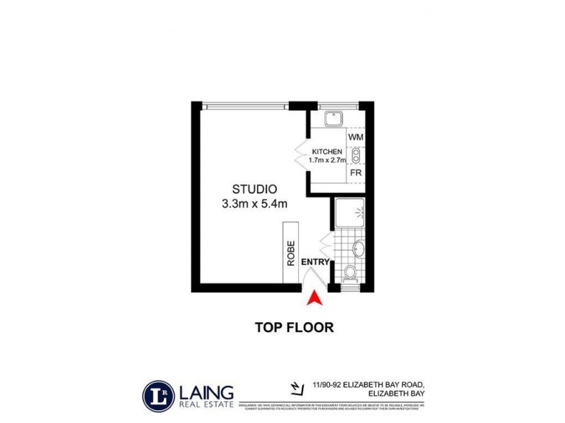 11/90-92 Elizabeth Bay Road, Elizabeth Bay NSW 2011 Floorplan