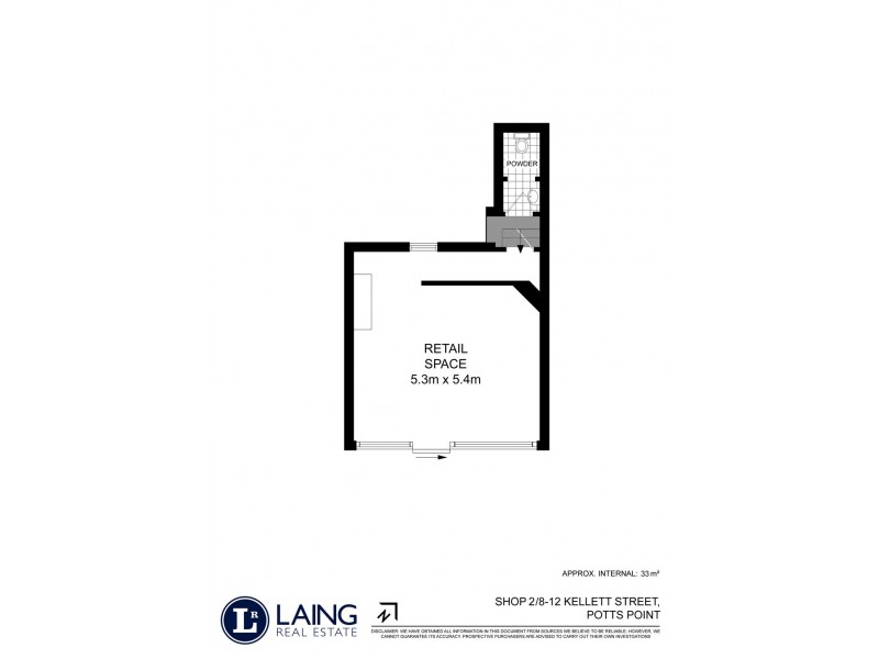 Shop 2/8-12 Kellett Street, Potts Point NSW 2011 Floorplan