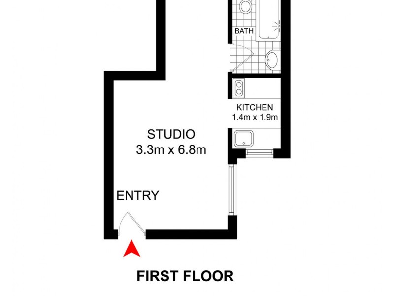 8/4 McDonald Street, Potts Point NSW 2011 Floorplan