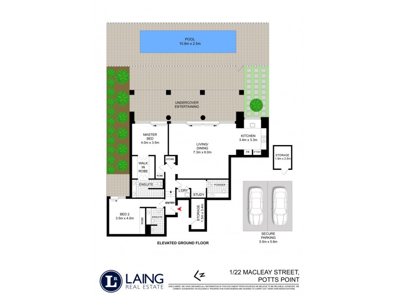 1/22 Macleay Street, Potts Point NSW 2011 Floorplan