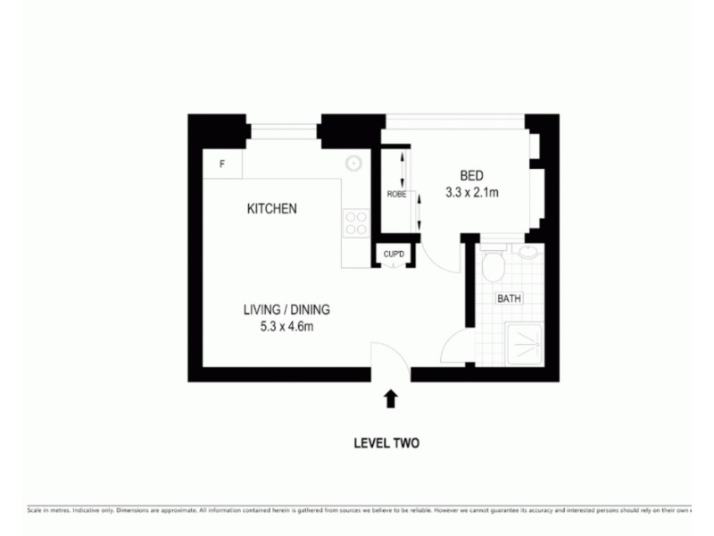 16/233 Darlinghurst Road, Darlinghurst NSW 2010 Floorplan