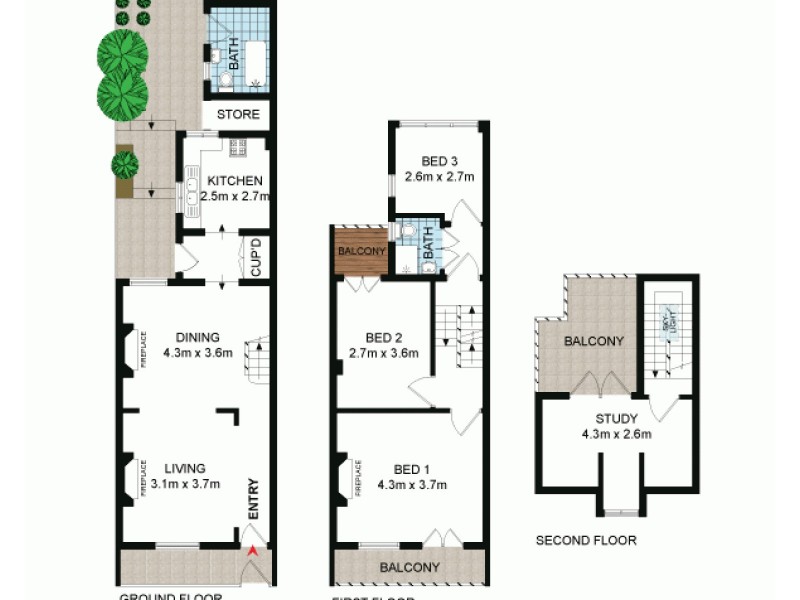 193 Brougham Street, Potts Point NSW 2011 Floorplan