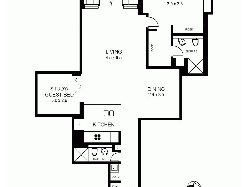 305/14 Macleay Street, Potts Point NSW 2011 Floorplan