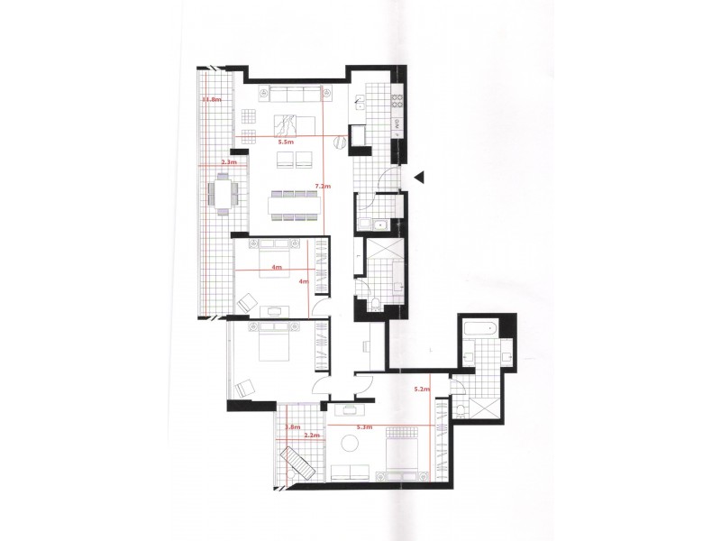 1306/81 Macleay Street, Potts Point NSW 2011 Floorplan