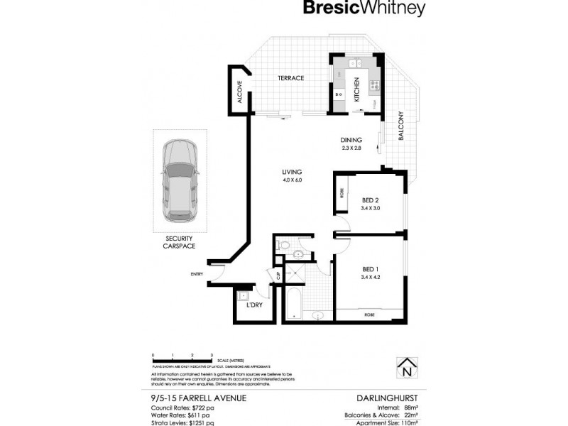 9/5-15 Farrell Avenue, Darlinghurst NSW 2010 Floorplan