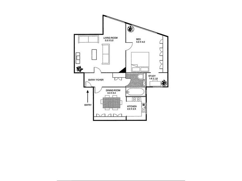 73/4 Macleay Street, Potts Point NSW 2011 Floorplan