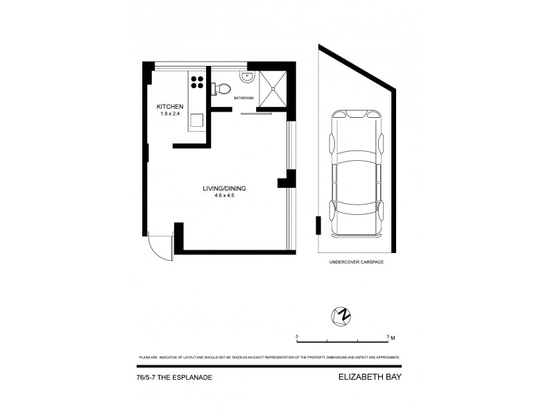 76/5-7 The Esplanade, Elizabeth Bay NSW 2011 Floorplan