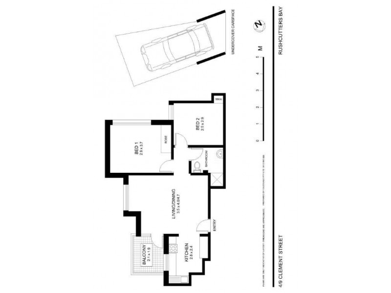 4/9 Clement Street, Rushcutters Bay NSW 2011 Floorplan