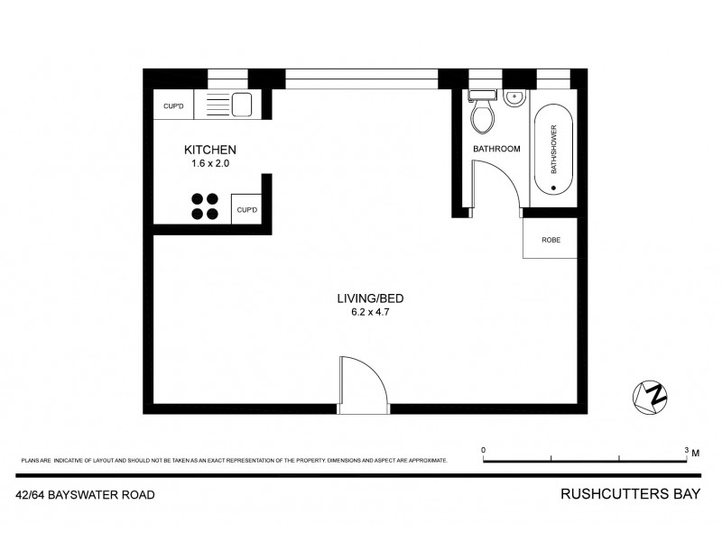 42/64 Bayswater Road, Rushcutters Bay NSW 2011 Floorplan