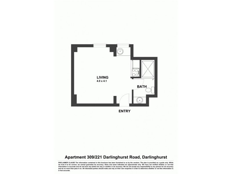 309/221 Darlinghurst Road, Darlinghurst NSW 2010 Floorplan