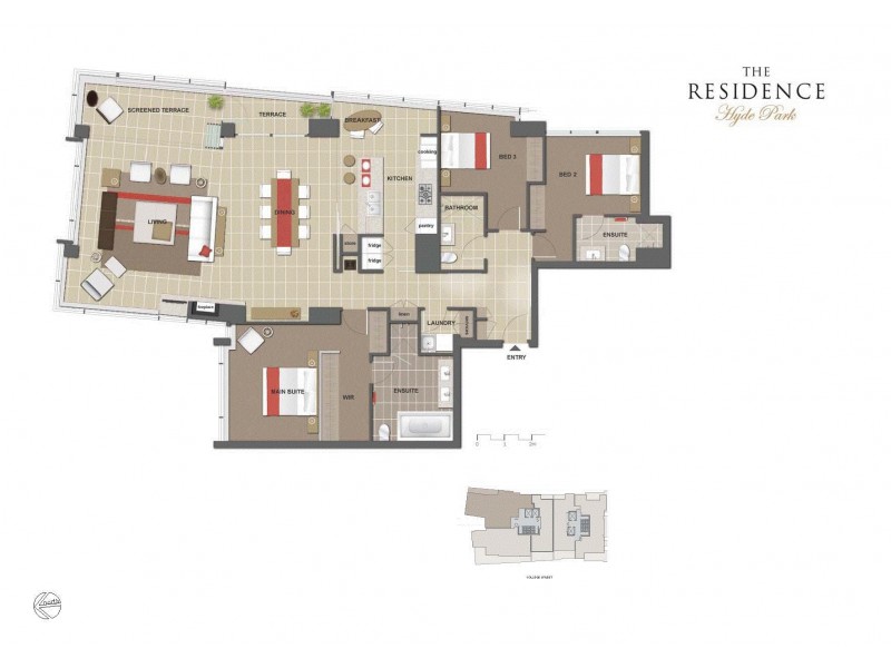 45/18 College Street, Sydney NSW 2000 Floorplan