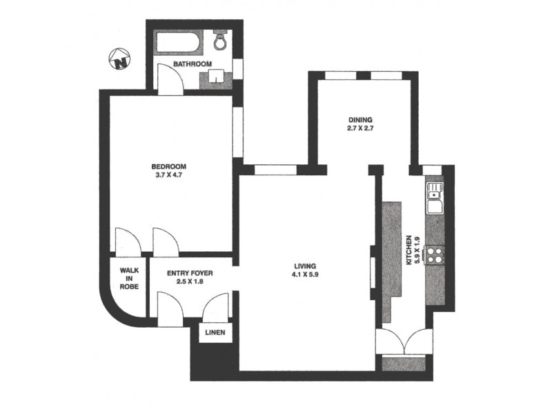 704/12 Macleay Street, Potts Point NSW 2011 Floorplan