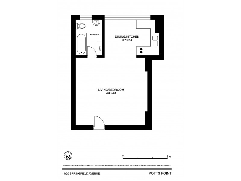 14/20 Springfield Avenue, Potts Point NSW 2011 Floorplan