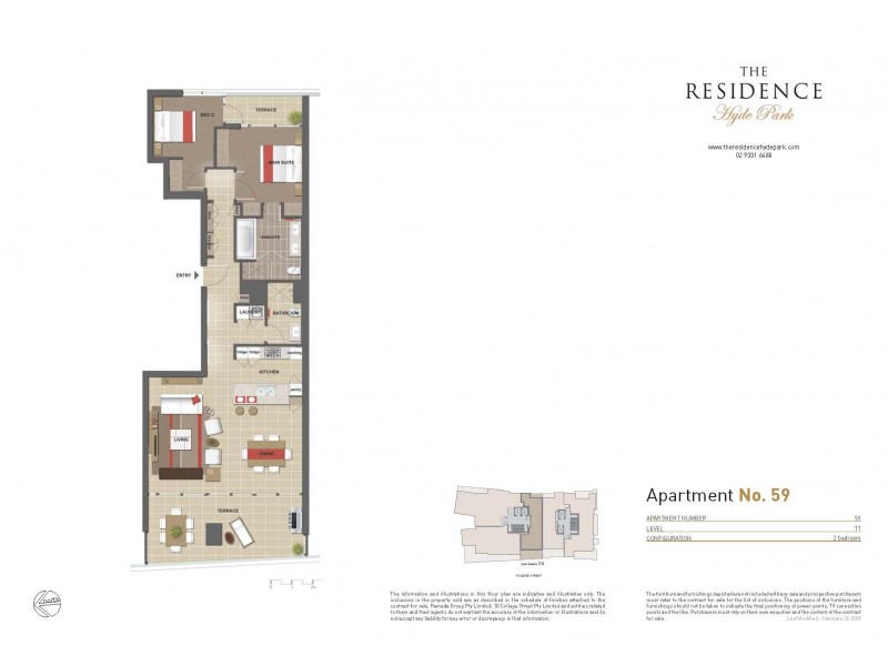 59/18 College Street, Darlinghurst NSW 2010 Floorplan