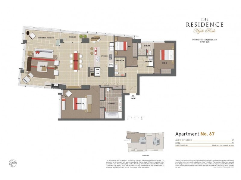 67/18 College Street, Darlinghurst NSW 2010 Floorplan