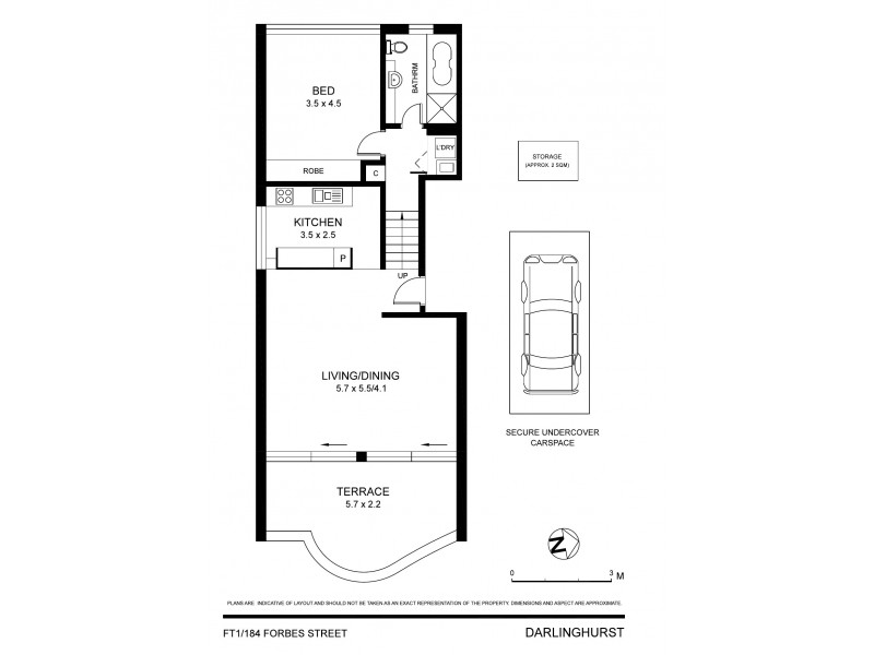 FT1/184 Forbes Street, Darlinghurst NSW 2010 Floorplan