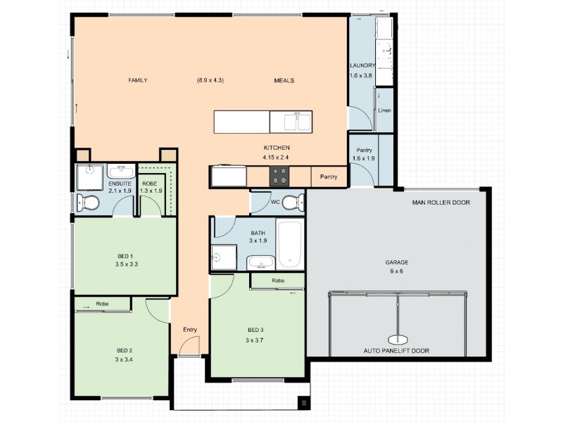 25 Rod Laver Way, Baranduda VIC 3691 Floorplan