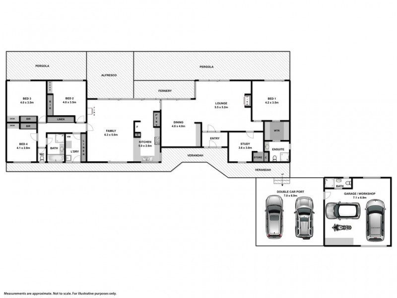 2 Jakary Court, Wodonga VIC 3690 Floorplan