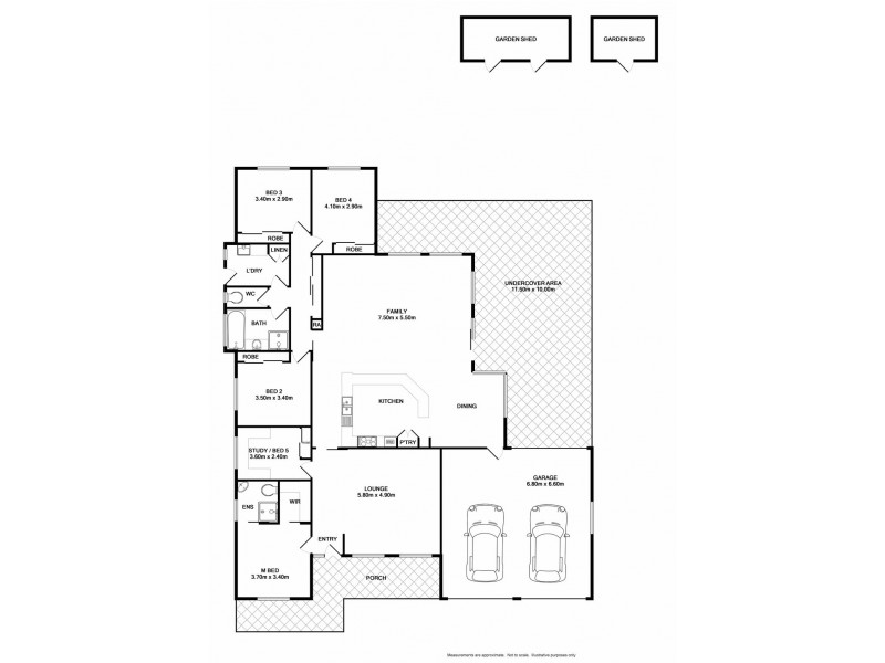 9 Clarendon Avenue, Wodonga VIC 3690 Floorplan