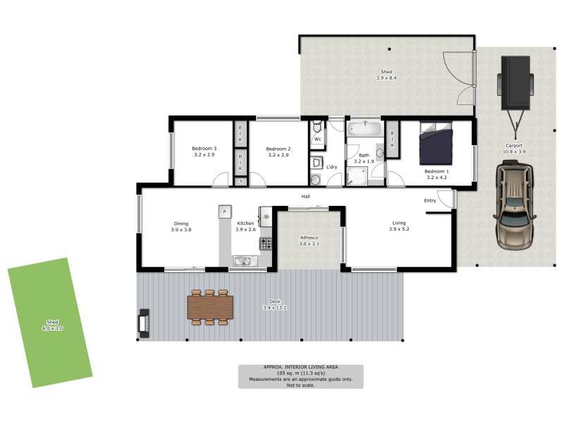 3 Kookaburra Place, Wodonga VIC 3690 Floorplan