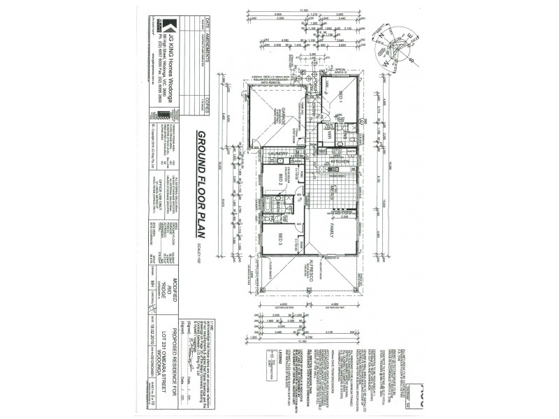 3 O’Meara Street, Wodonga VIC 3690 Floorplan