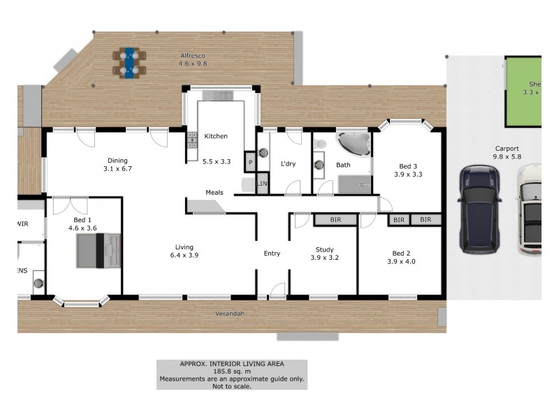 8 Lingford Court, Wodonga VIC 3690 Floorplan