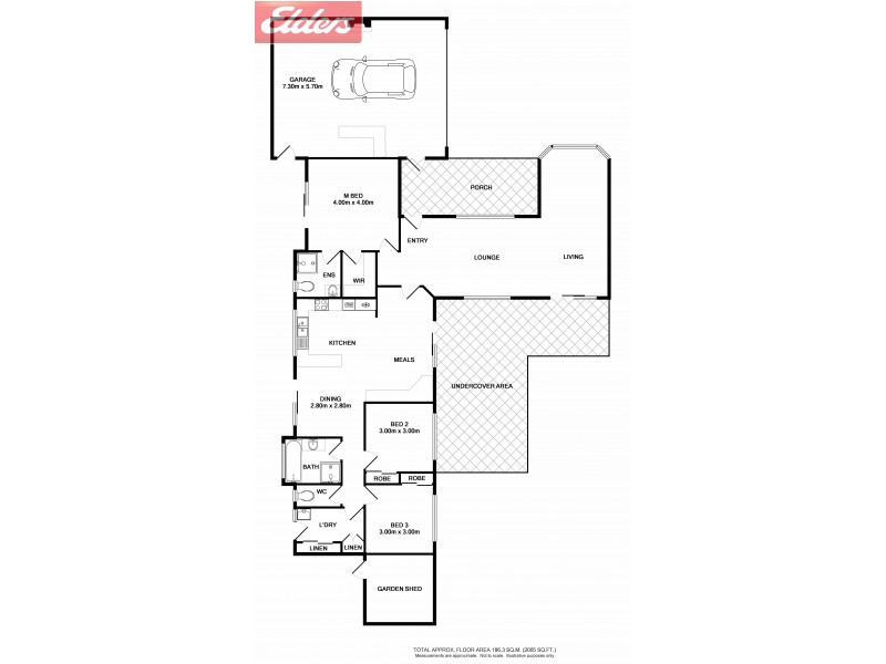 8 Ovens Court, Wodonga VIC 3690 Floorplan