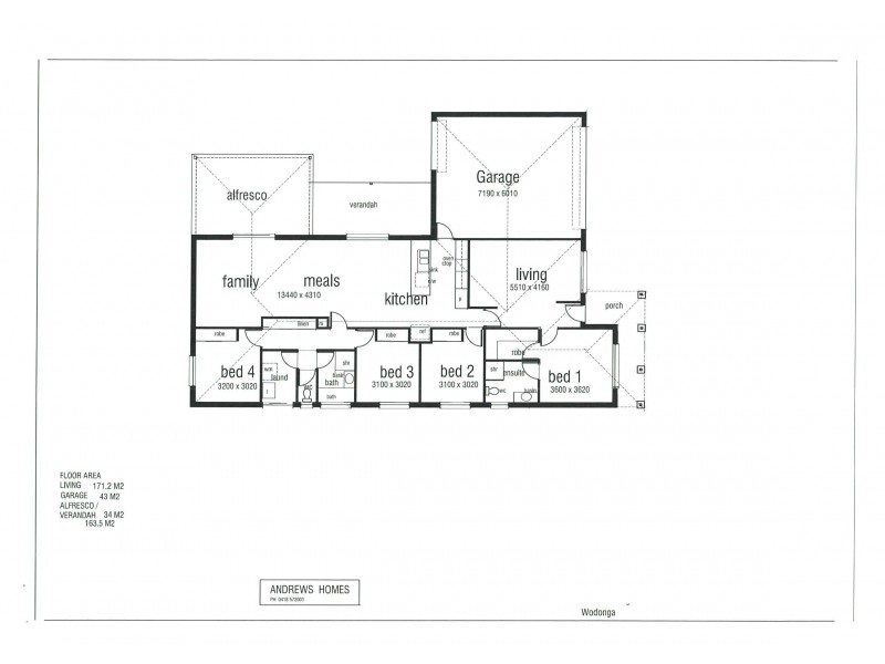 21 Parnaby Street, Wodonga VIC 3690 Floorplan