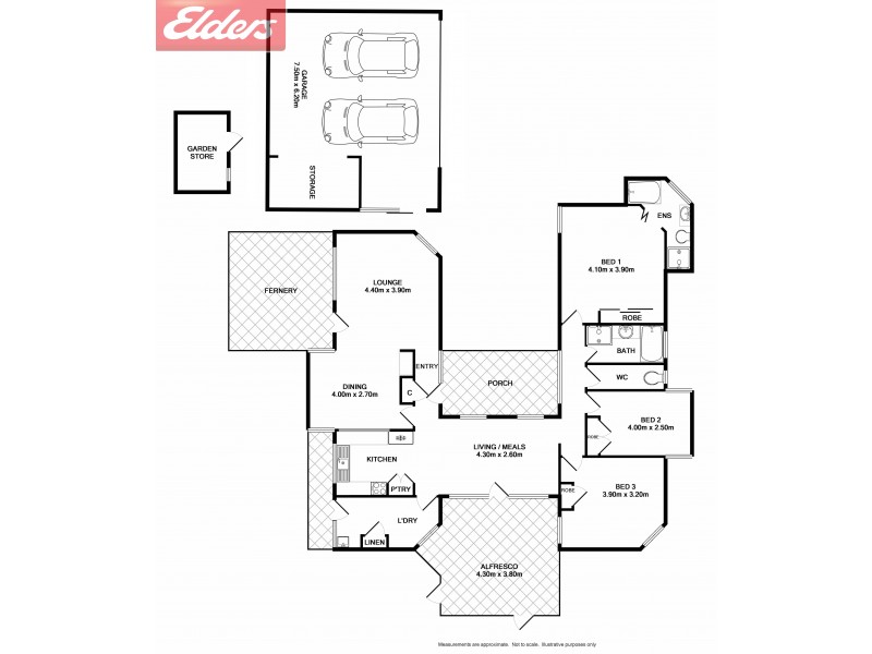 2 Opal Court, Wodonga VIC 3690 Floorplan