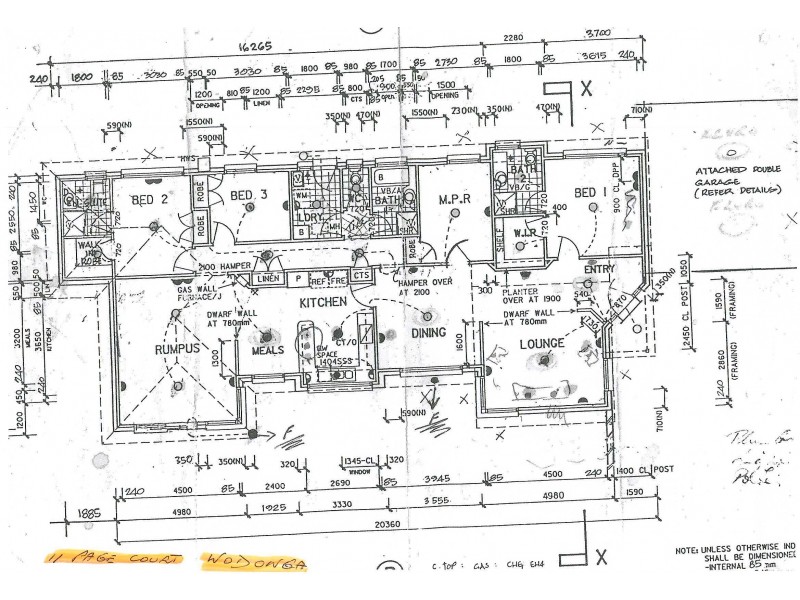 11 Page Court, Wodonga VIC 3690 Floorplan
