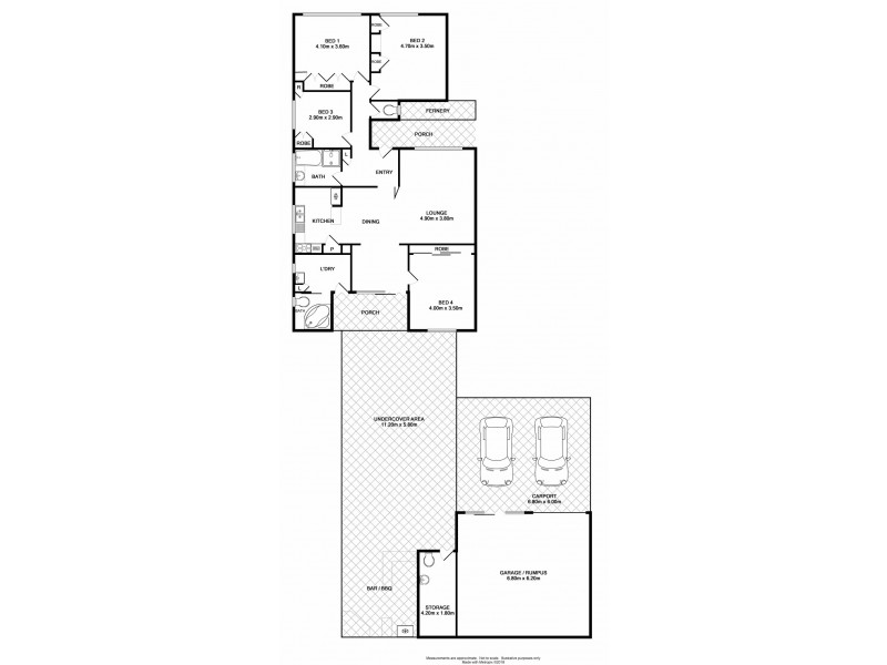 3 Wilson Street, Wodonga VIC 3690 Floorplan