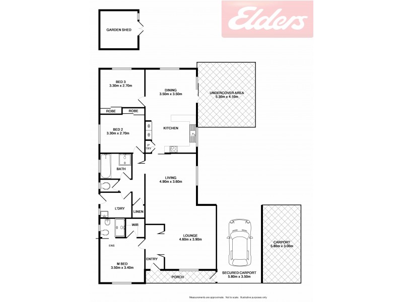 3 Page Court, Wodonga VIC 3690 Floorplan
