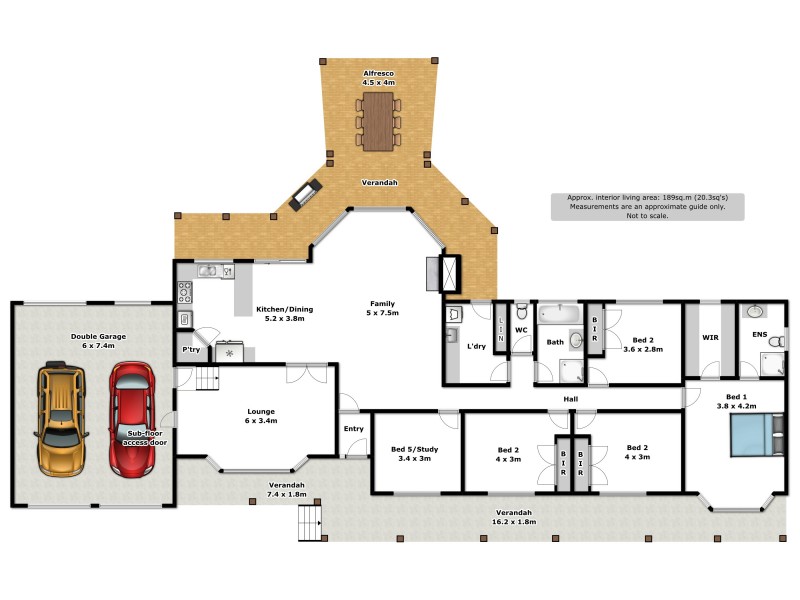 4 Francis Court, Wodonga VIC 3690 Floorplan