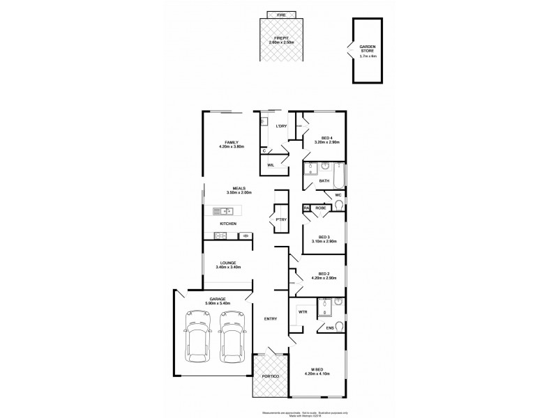 25 Gurney Crescent, Wodonga VIC 3690 Floorplan
