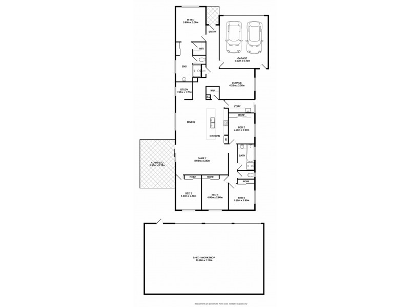95 Watson Street, Jindera NSW 2642 Floorplan