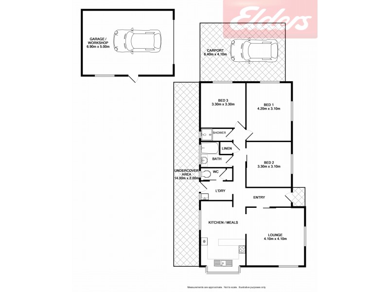 1 Wornes Drive, Wodonga VIC 3690 Floorplan