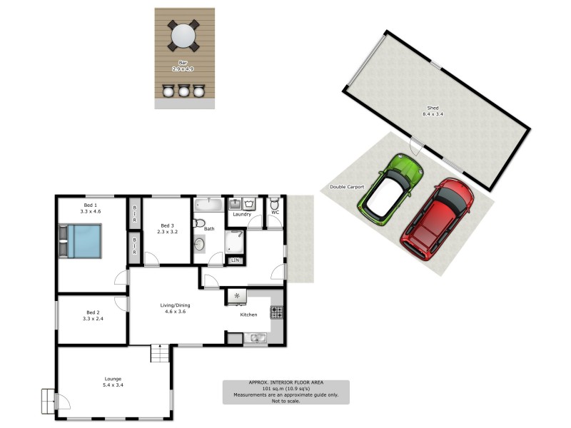 4 Elsa Court, Wodonga VIC 3690 Floorplan