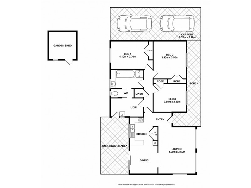 23 Haley Crescent, Wodonga VIC 3690 Floorplan