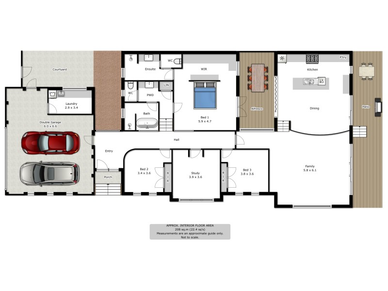 262 Lawrence Street, Wodonga VIC 3690 Floorplan