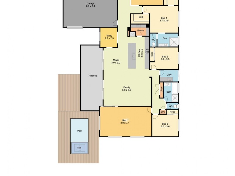 30 Rogers Avenue, Wodonga VIC 3690 Floorplan