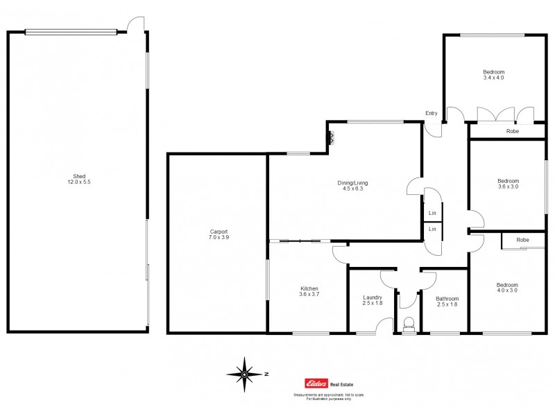 450 Alldis Avenue, Lavington NSW 2641 Floorplan